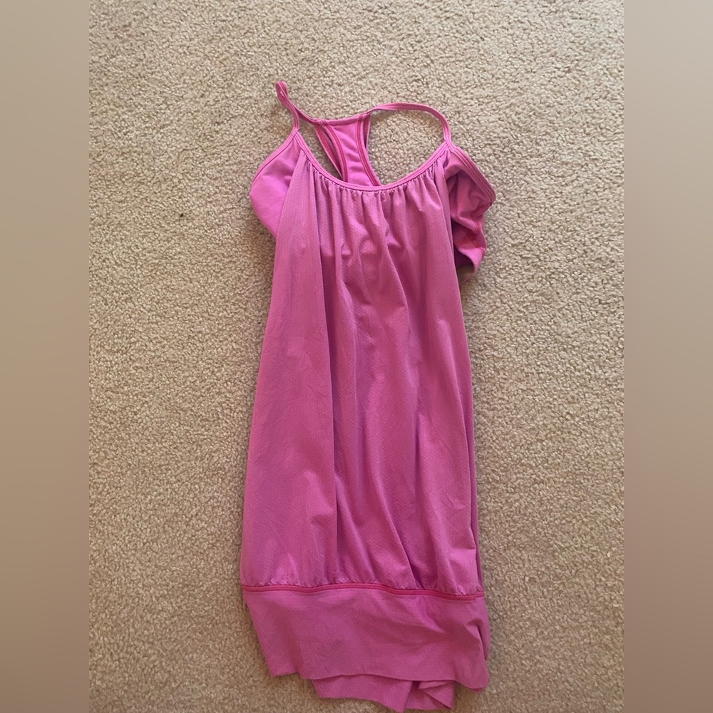 Size 6 Pink Lululemon tank top